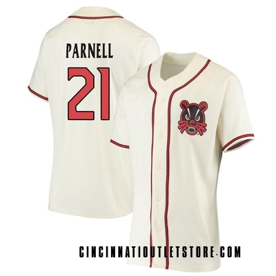 Cincinnati Bearcats Under Armour Replica Performance Baseball Jersey - Cream